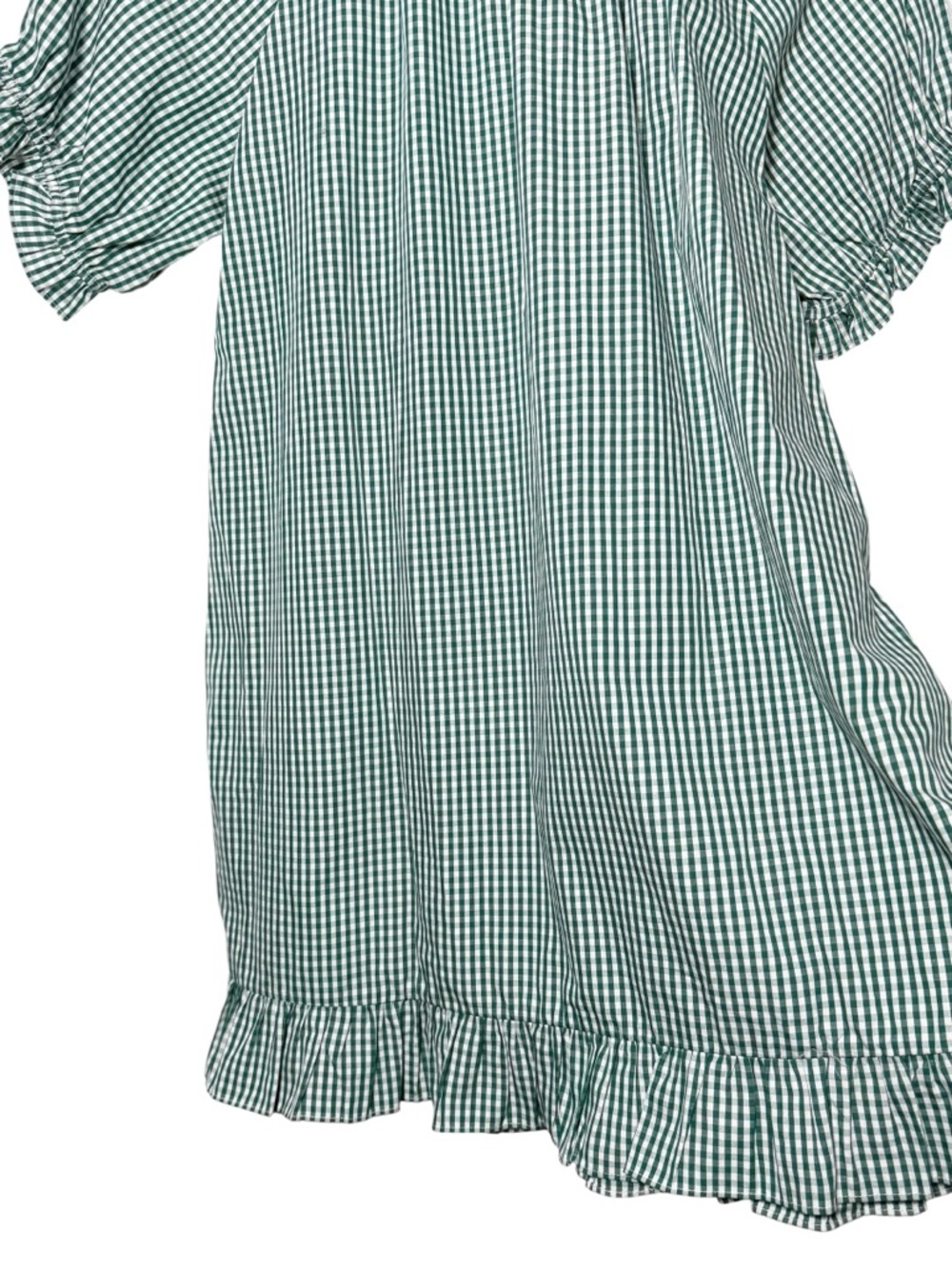 Hill House Katherine Nap Dress in Emerald Green Gingham Size Large - Picture 8 of 10